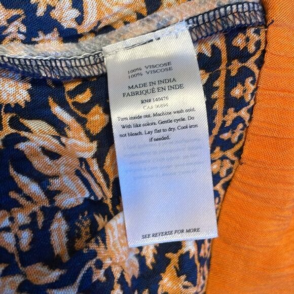 Faherty Reva Long Sleeve Mini Dress Floral S - Picture 8 of 8